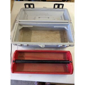 Vintage Sears Craftsman PERMANEX Tool Box Plastic with Lift-out Tray 65086
